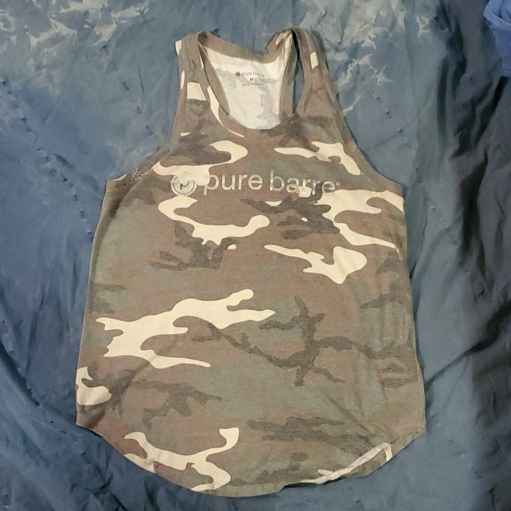 Pure Barre Camo tank